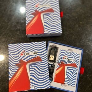 Carnival Red and Blue Portable Bluetooth Speaker (2)